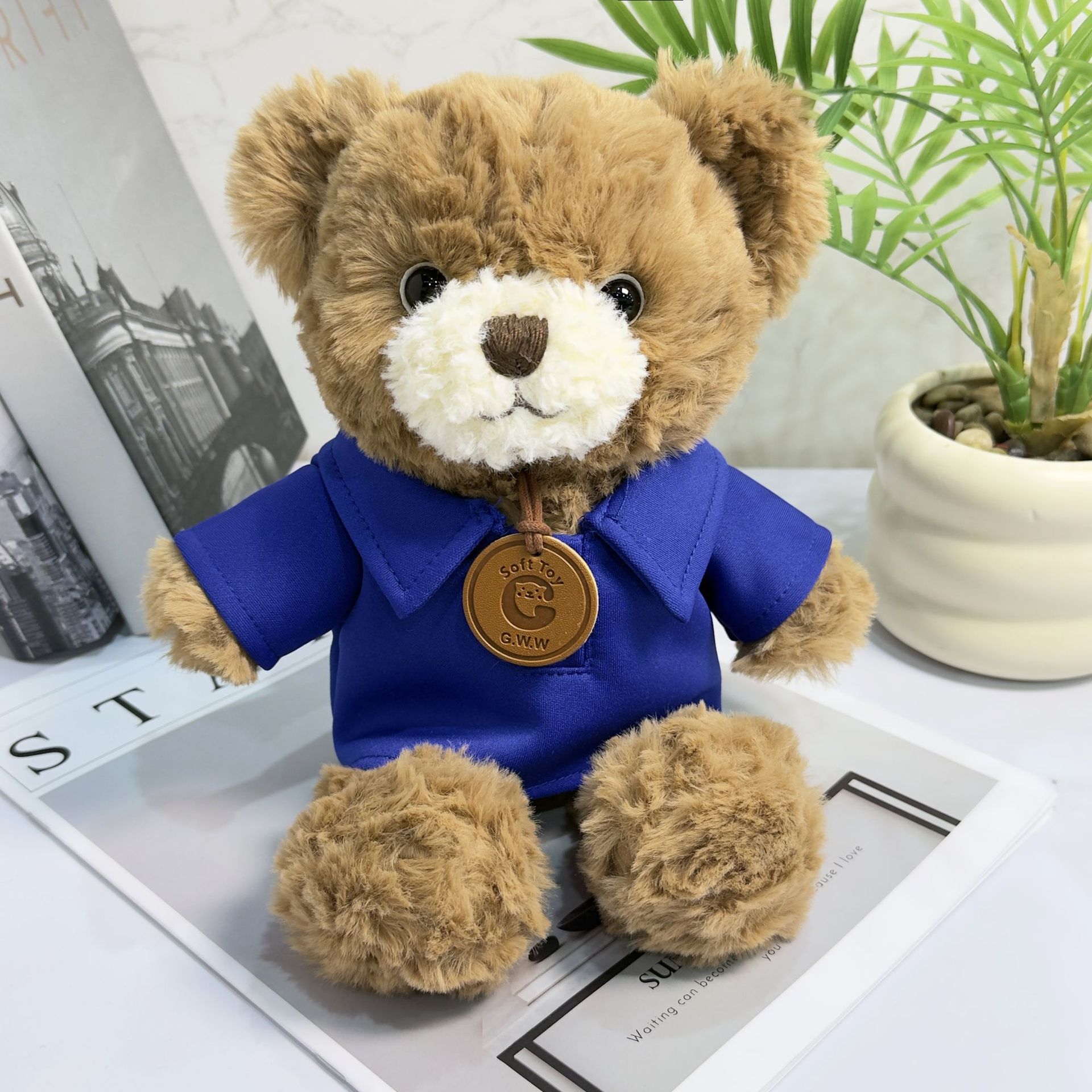 Vestido Teddy Bear suéter Teddy Bear camiseta actividad regalo juguete de peluche impresión LOGO