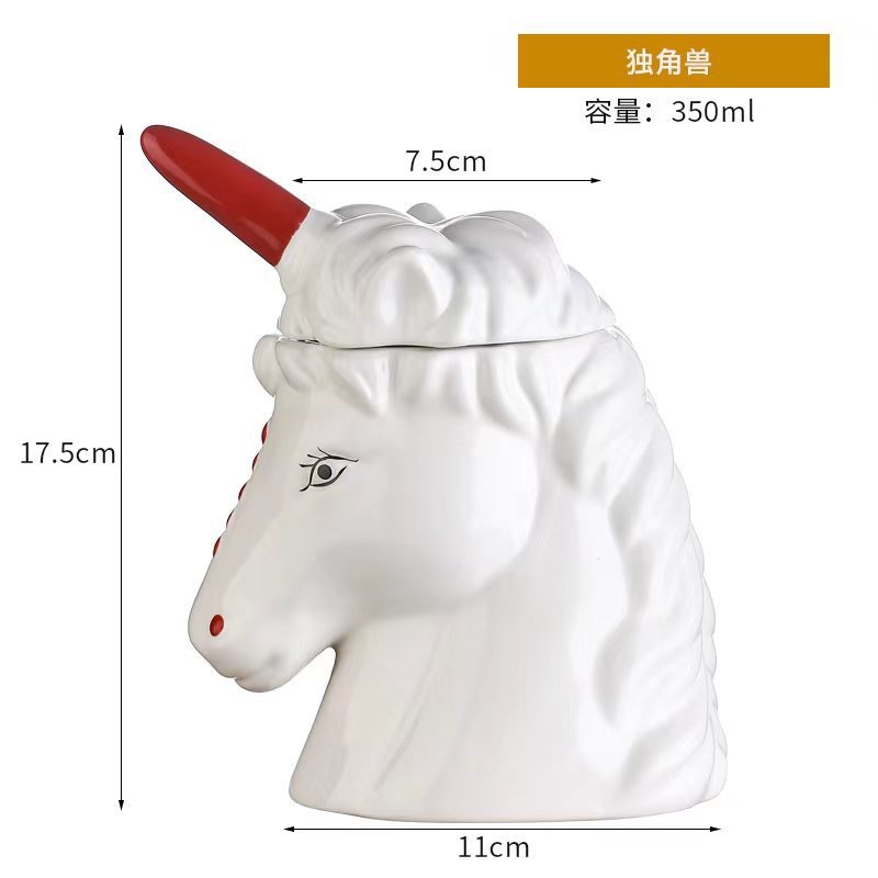 Taza de cóctel hawaiana taza de cerámica creativa taza de tic-tac - toe taza de cara de totem taza de macaco taza zombie taza de papagaio taza