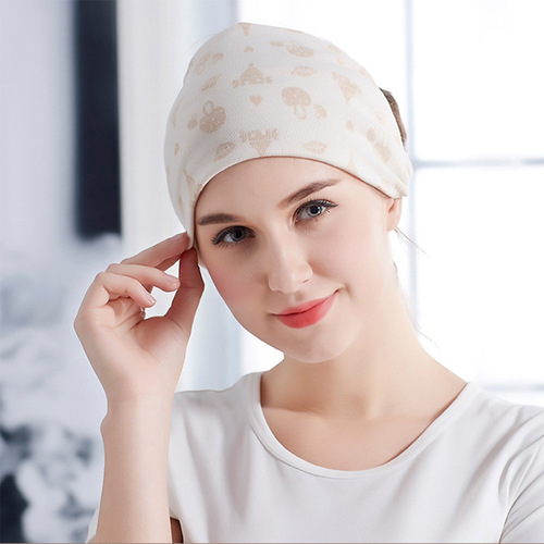 Yinxiuli Fashion Postpartum Confinement Hat Four Seasons Maternity Hat Windproof Colored Cotton Spring and Summer Four Seasons Maternity Hat Cross-border