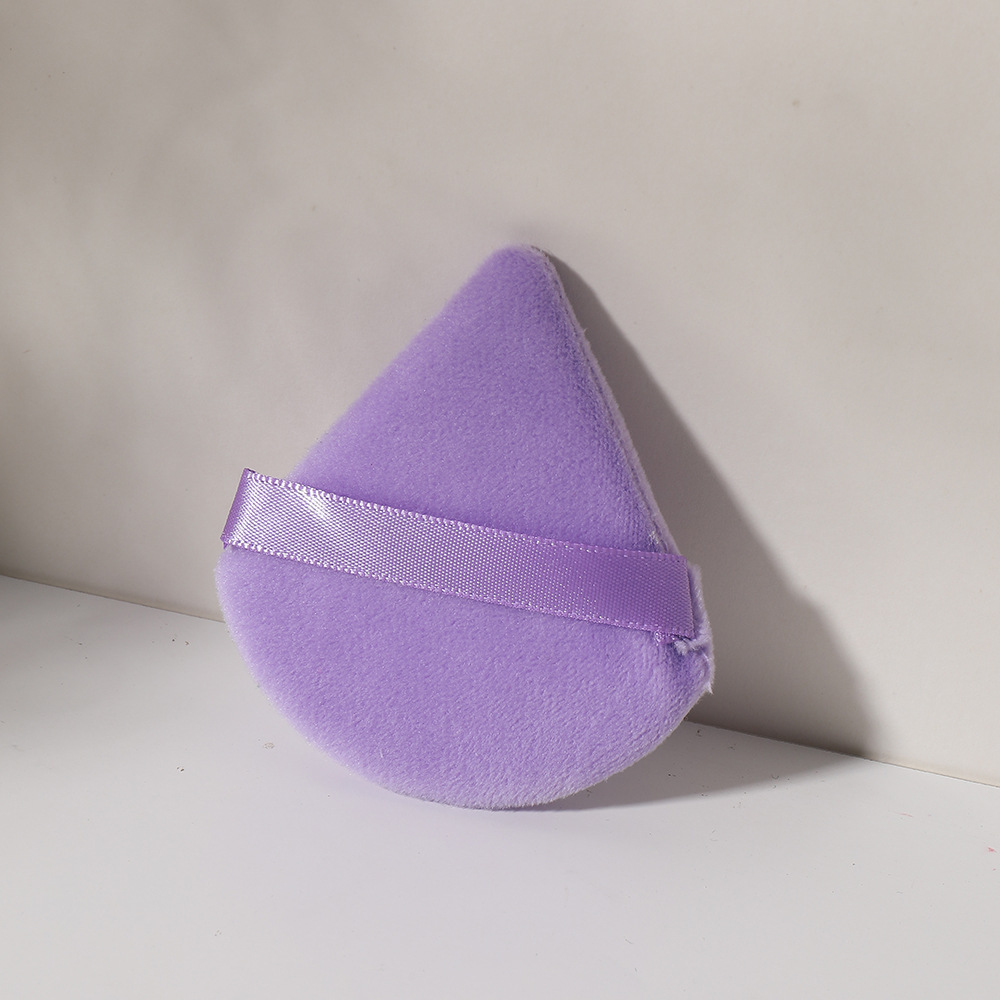 Basic Style Basic Solid Color Cotton Makeup Puff 1 Piece
