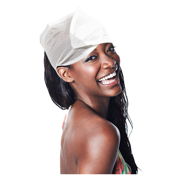 Diseño de malla de Venta caliente africano fresco y cómodo monocromo hombres y mujeres diadema deportiva Banda de Velcro popular europea y americana