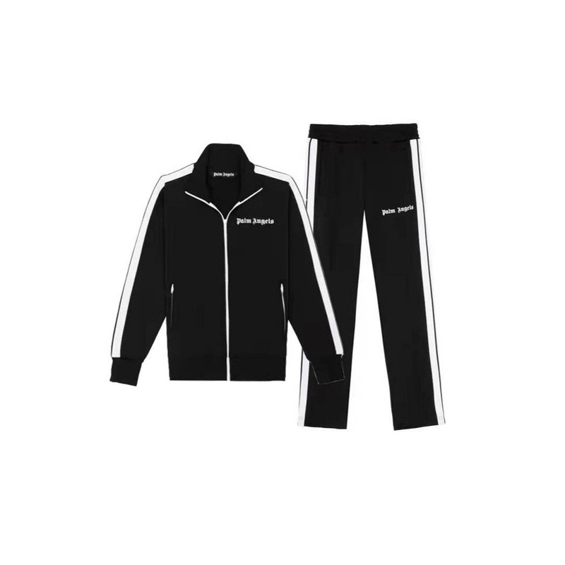 Amazon's Popular European and American Trendy Brand Patchwork Suit Casual Sports Men's Stand-Up Collar Zipper Shirt Sweatshirt Men's Letters