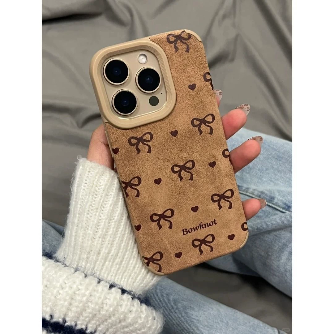 Apple, совместимый iPhone 17 с бантом, кожух для телефона, 17примакс, iphone