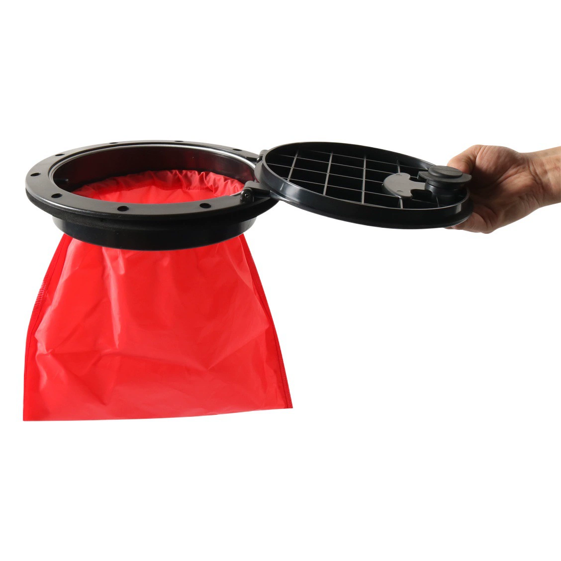 8 "-черный люк для лодки/круглый люк для Каяка/красный сетчатый люк