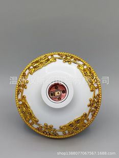 Manufacturer Supplies Colorfulful Plastic Lamp Holders, Lamp Trays, Decorative Screw Gold and Silver Two-Colorful Lamp Holders Wholesale
