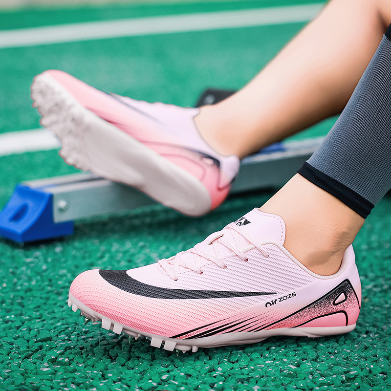Zapatos de clavos de pista y campo para estudiantes, zapatos de carrera deportiva para hombres y mujeres, zapatos de entrenamiento para hombres, carreras de salto de distancia