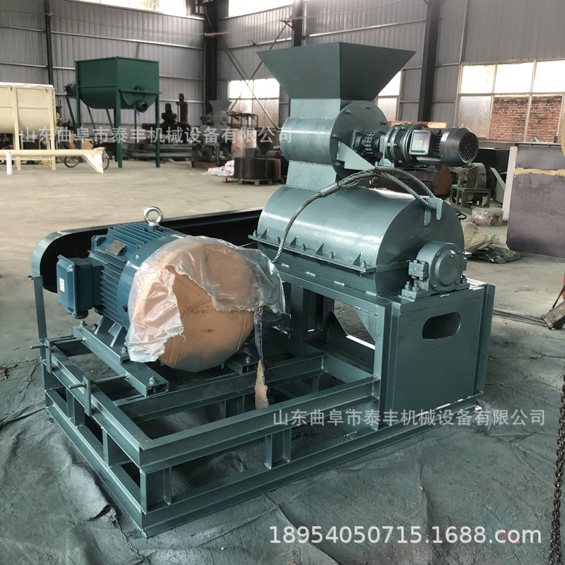 发酵高湿物料有机肥粉碎机 药渣酒糟研磨机 豆渣菌菇渣粉碎生产线