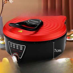 New Electric Pancake Pan, Household Electric Hot Pot, Multi-Functional Frying Machine, Deep Pancake Pan, Double-Sided Heating, Shabu-Shabu All-In-One Pan