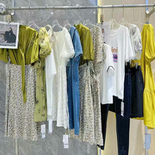 杭州品牌女装【朝花夕拾·纯境】专柜撤柜25夏季折扣货源尾货批发