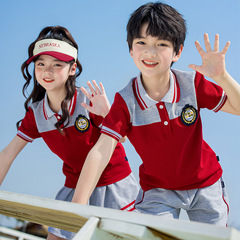 中小學生統一校服套裝夏季運動會六一幼兒園園服兒童班服畢業服裝