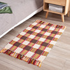 60x90 cotton wire woven ground pad color strip multi -color breathable simple entry door pad foot pad house pad