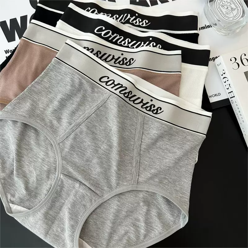 Сексуальные спортивные брюки из хлопка, А-силуэт, высокая талия