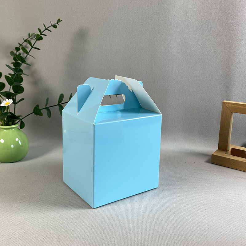 Caja de mano azul; 120*100*120MM