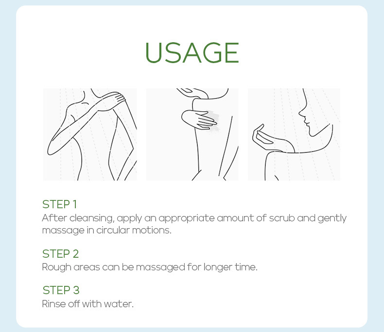 Cross-border Laicome Body Scrub 350g Pore Cleansing and keratin rejuvenation skin care products wholesale manufacturer supply undefined