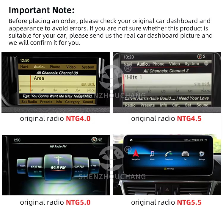 Suitable for Mercedes-Benz C200/Glc300/Glk/Gla/E260/A-Class Central Control Display Large-Screen Navigation All-In-One Machine