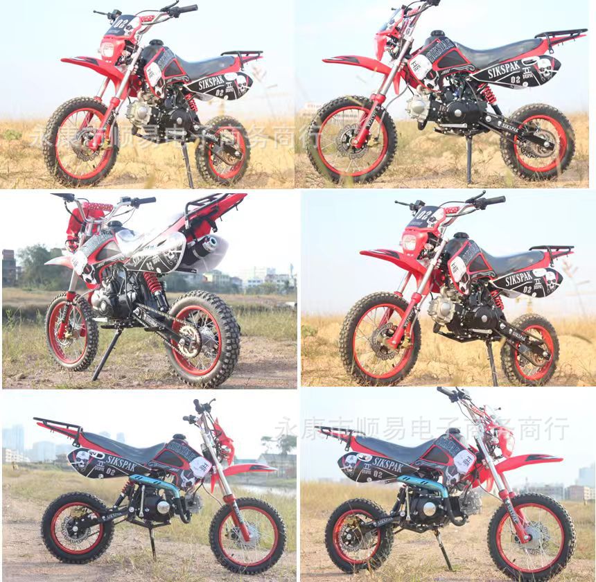 Off-Road Motorcycle, Two-Wheeled 125Cc Adult Mountain All-Terrain Motorcycle, Mountain Off-Road Vehicle