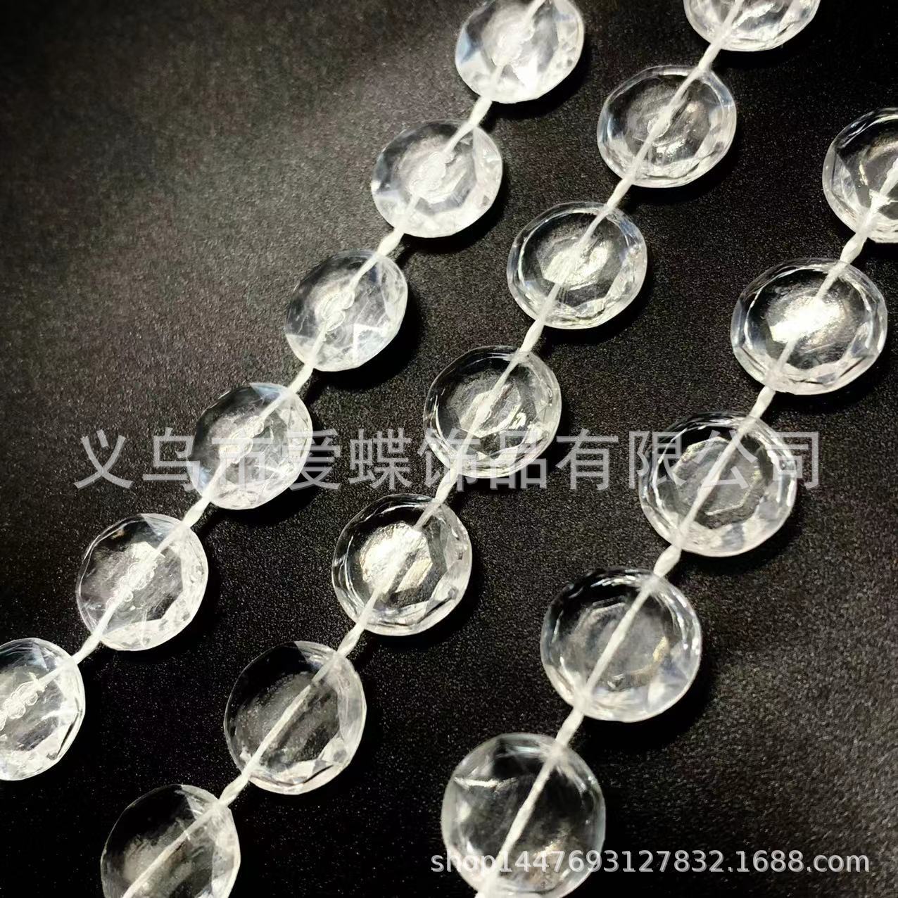 Acrylic curtain, ceiling decorations for hotel, 10mm