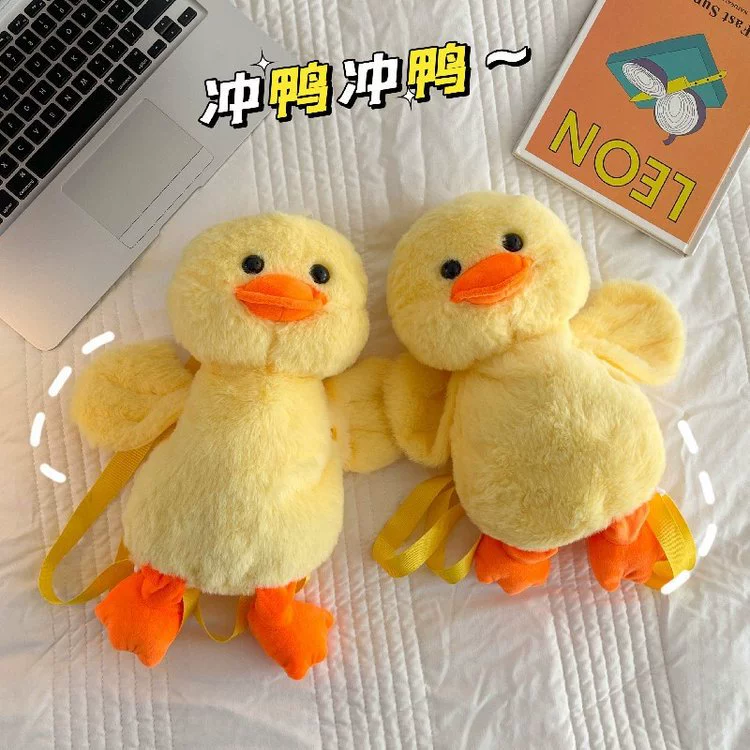 B.Duck, брендовый рюкзак, милая кукла, сумка через плечо в виде мультяшки, плюшевый держатель карты