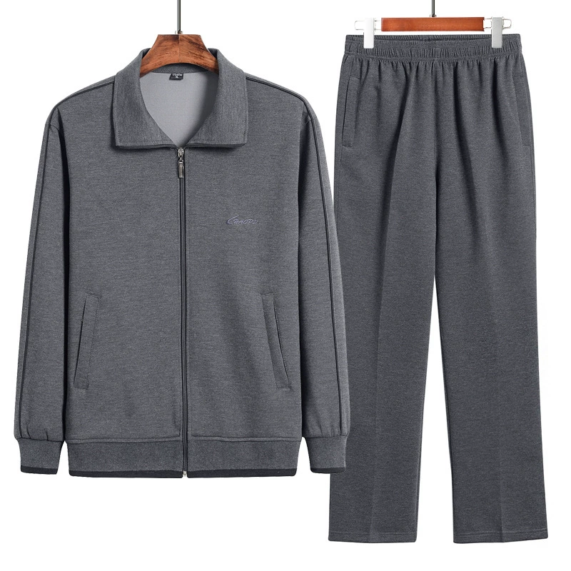 Спортивные костюмы для мужчин среднего и старшего возраста, осенняя одежда для пап, одежда для мужчин среднего возраста, осенняя повседневная спортивная одежда для дедушек, быстросохнущая