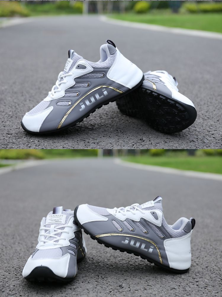 Men's 2024 new spring mesh breathable sports and leisure soft soled men's dad shoes_voghion.com