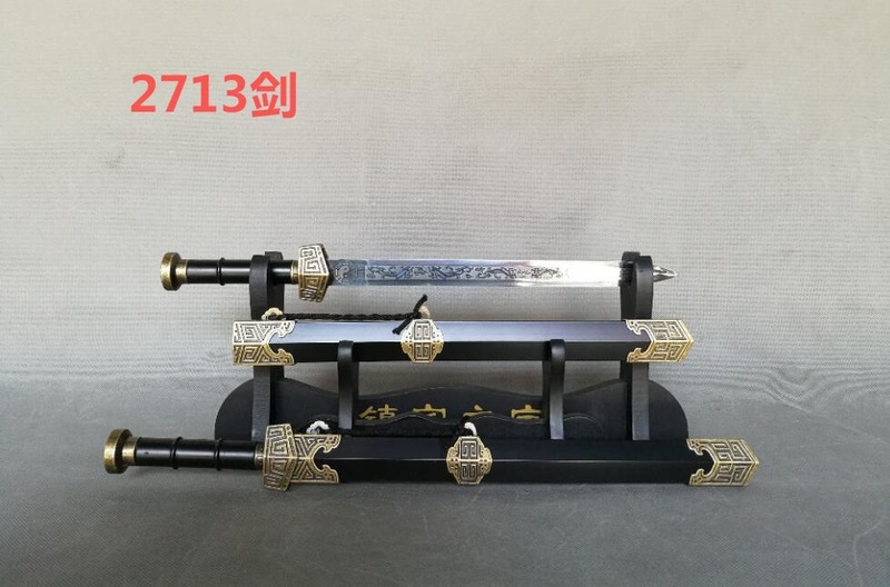 合金漢剣2714 剣鞘付き金属製古風刀剣未開刃2713剣秦王剣工芸品|undefined