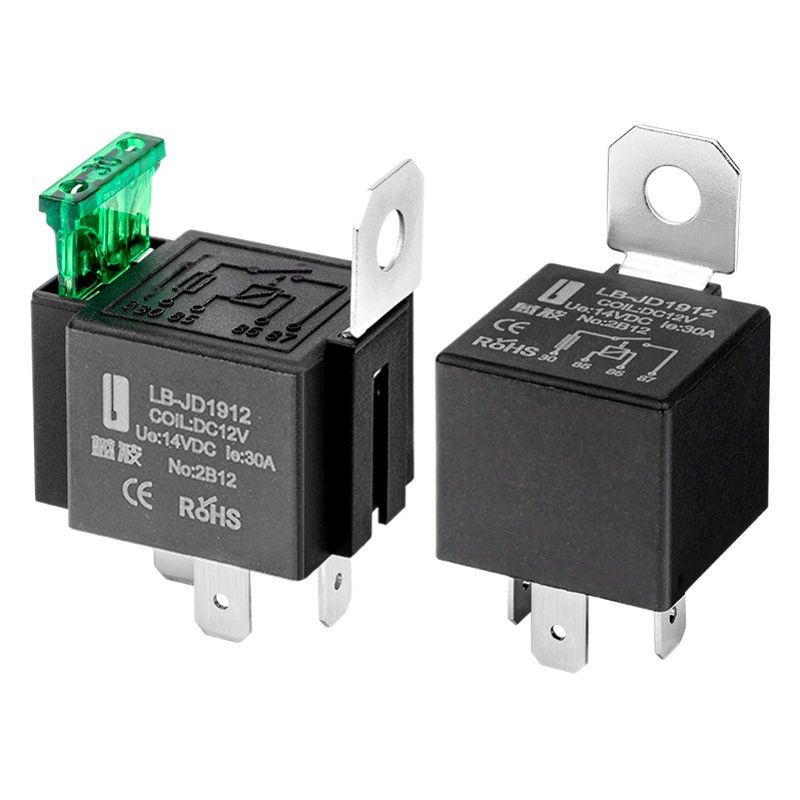 Реле голубой волны автомобильное подгоняло большой ток 12V24V с 4 автомобилем штырей 80A штырей 5 с вставляемым реле