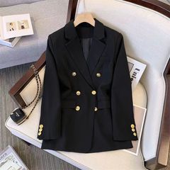 秋季新款大码时尚气质宽松高级感西装显瘦上衣减龄西服外套女