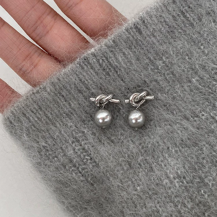 Серьги из жемчуга, серебряная игла, аксессуар, образец серебра 925, стиль высокого качества, образец серебра 925, оптовая цена