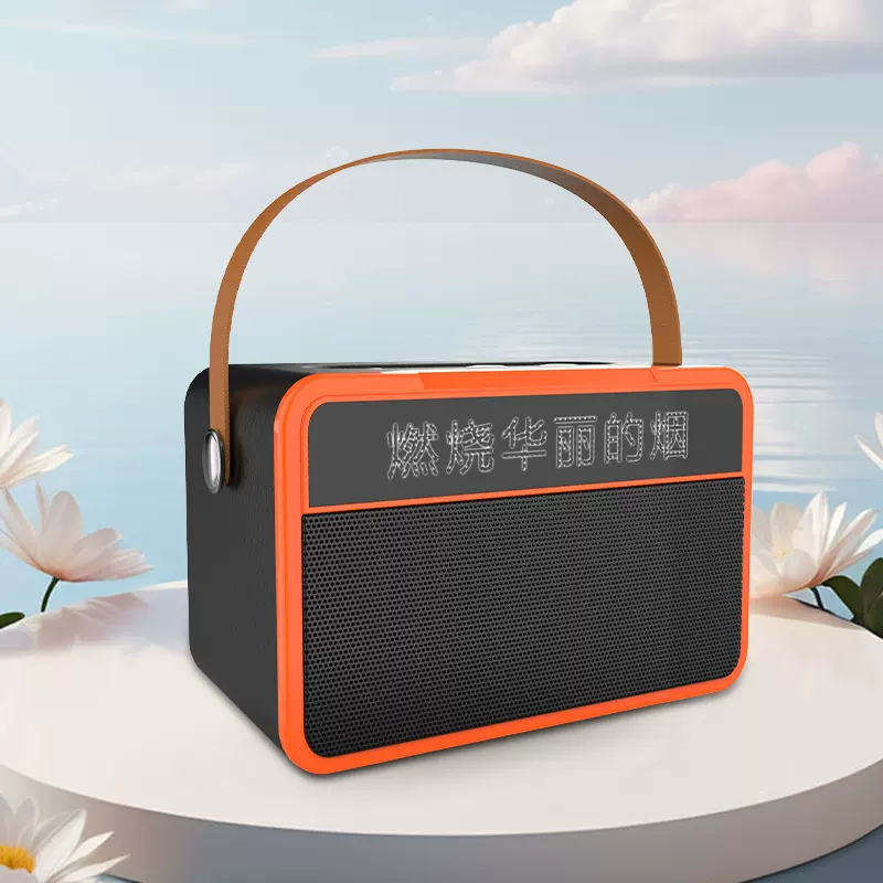 源头工厂私模家庭KTV唱歌音箱 歌词显示 麦克风组合装K歌 蓝牙话