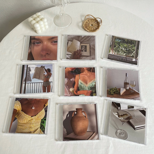 ins decorative ornaments CD box retro B&B coffee shop soft decoration versatile accessories photo props simple personality