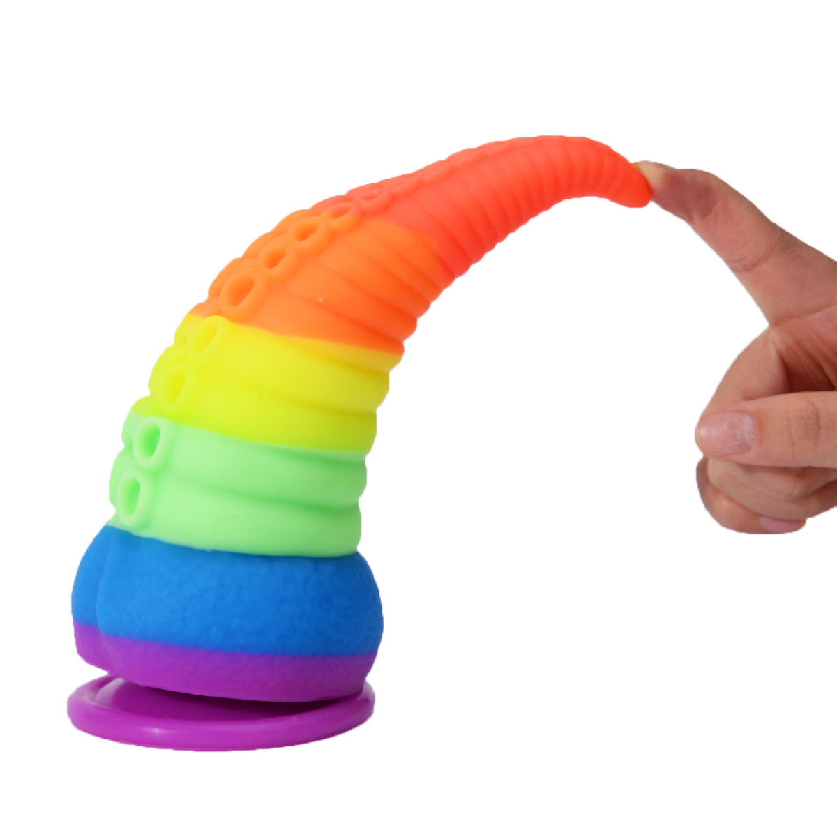 Silikoninis analinis kamštis čiuptuvo formos žaislas vyrams moterims_voghion.com