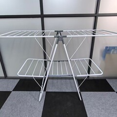 国境を越えた家庭用二重床置きハンガー簡易折り畳み干しハンガーベランダの赤ちゃん干しハンガー干し靴棚卸売り