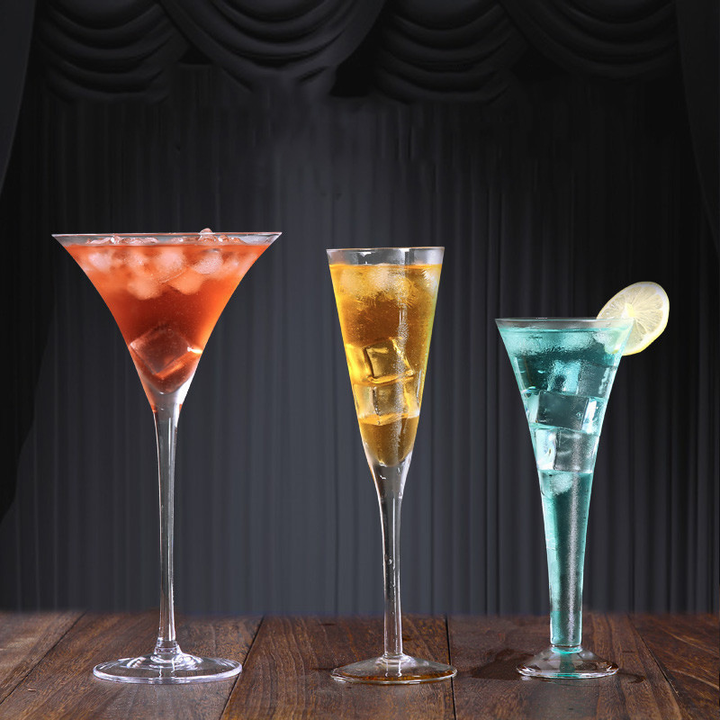 Copa de champán de cristal con boca inclinada Jinbaijia, copa de degustación de aromas para hotel, copa de vino tinto, copa de vino