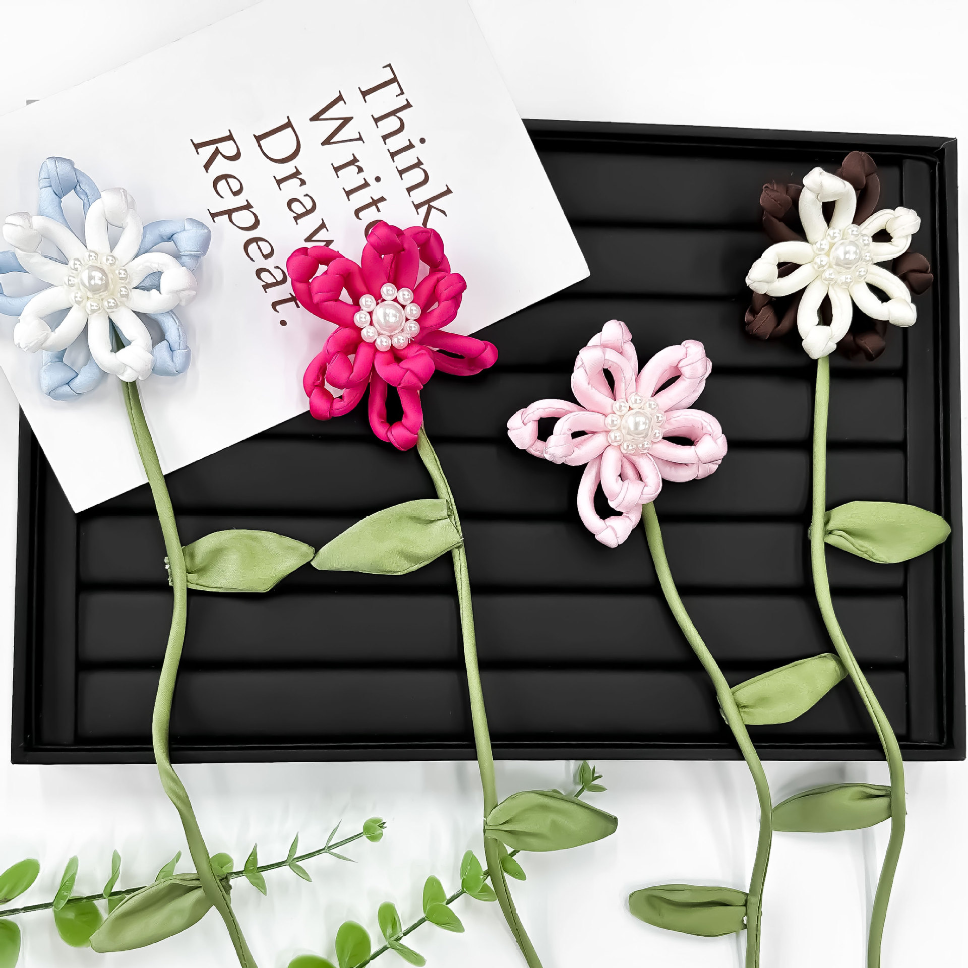 Pequeño viento fragante de doble capa tridimensional decoración de tela flor ropa accesorios accesorios vestidos flor pectoral joyas para el cabello decoración DIY