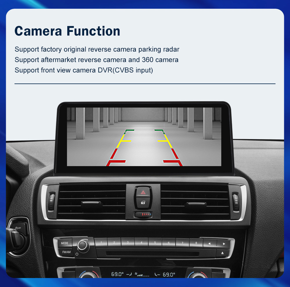 10.25'' Car Multimedia Display for Bmw 1/2 Series Nbt System Bluetooth Wireless Carplay