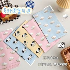 Adorable cartoon pattern gift paper bag baking small item storage bag girl heart snack self-sealing packaging bag soft cute