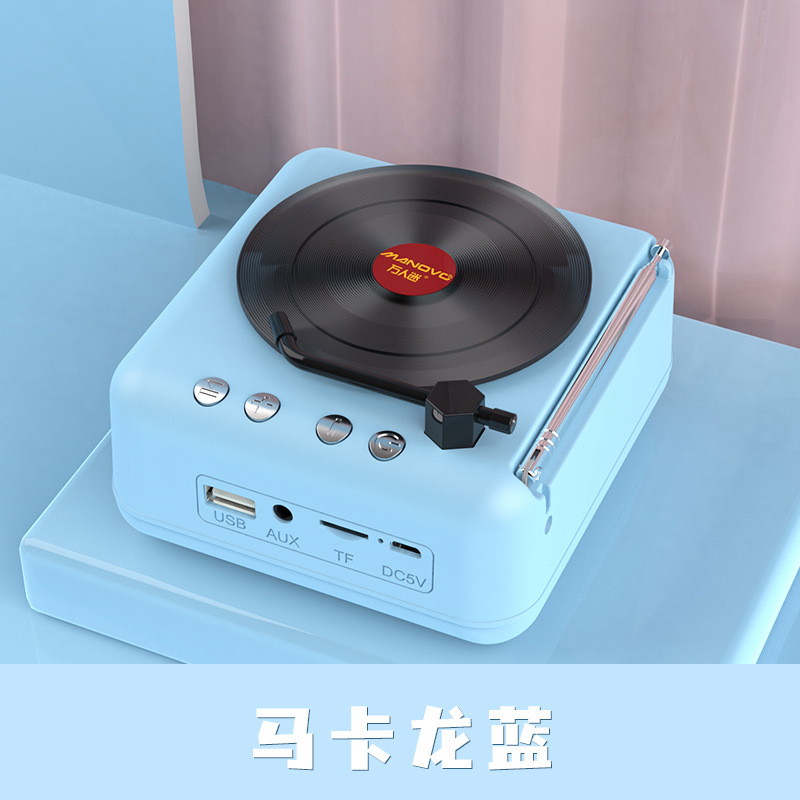源工場復古黒ゴムレコード機bluetoothオーディオcd機創意プレゼントラジオスピーカー|undefined