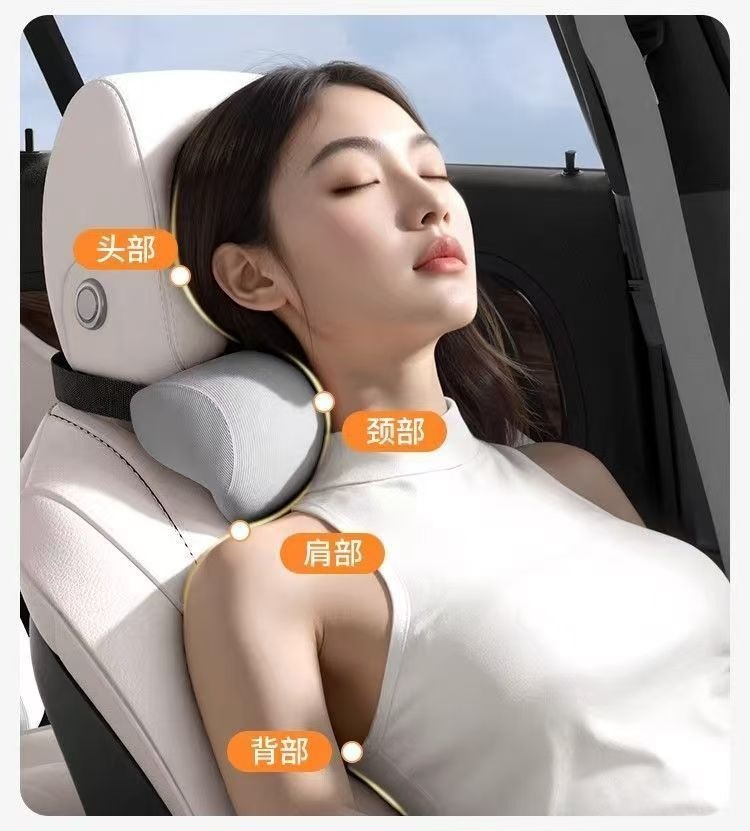 Car headrest, lumbar support, seat neck pillow, in-car cushion, lumbar support seat, waist support backrest pad, car accessories