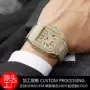 女士外贸镶钻男士石英表