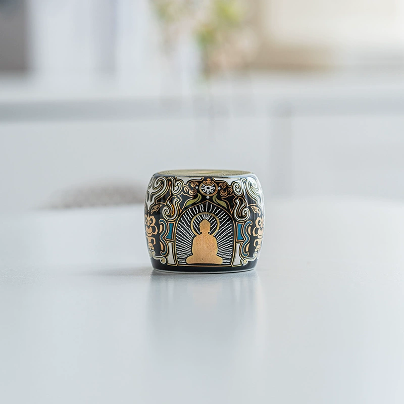 Чехол для тангки Дунхуань с золотой и серебряной инкрустацией, винтажная подставка для чашки с золотым тиснением, китайская керамическая чайная чашка, чайный сервиз, аксессуары для чайной церемонии.