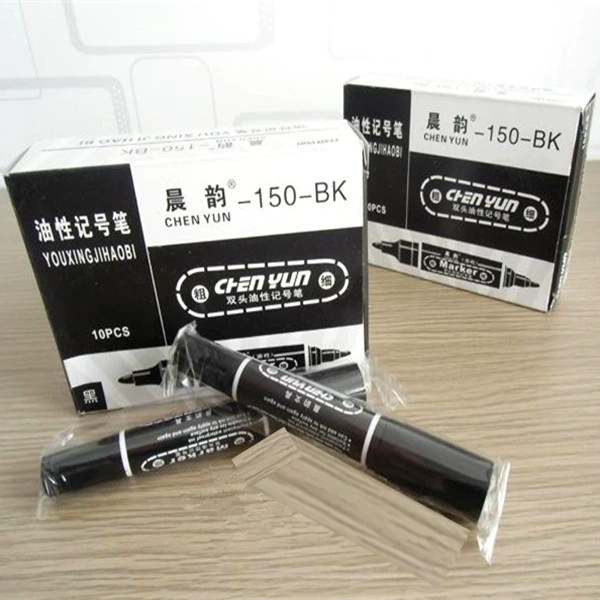 Марк ручка с большой головкой ручка коробка ручка Guangyi 150-BK Марк ручка масляная Большая двойная головка Марк ручка прямые продажи