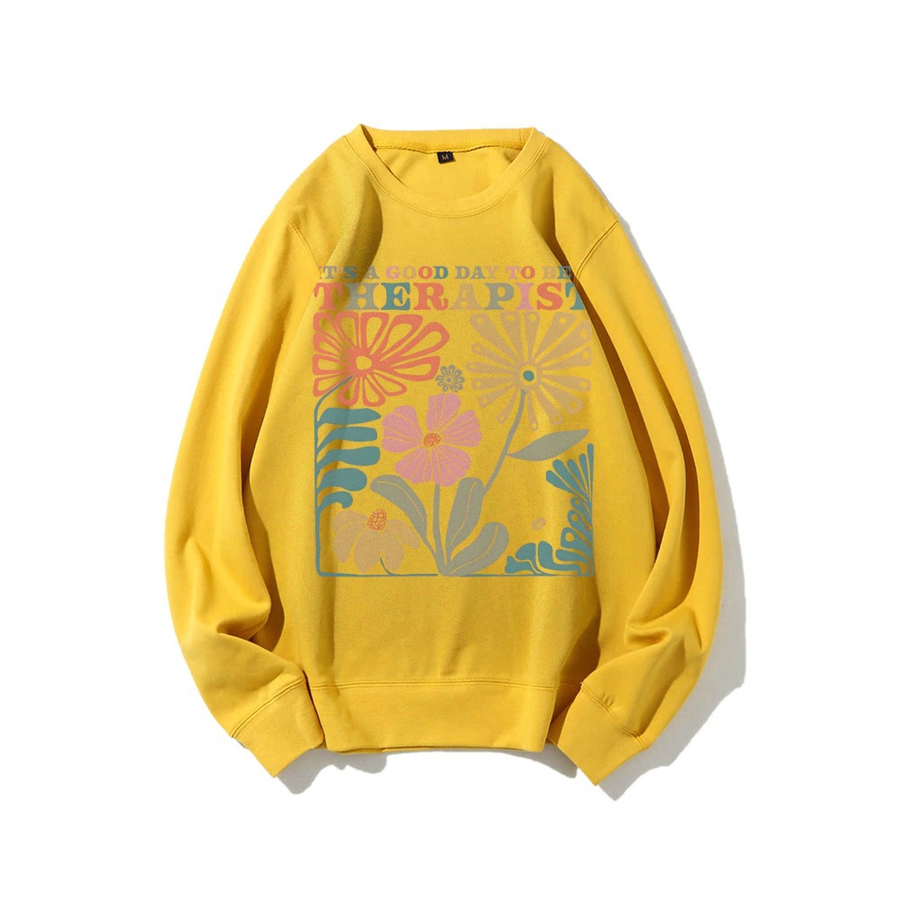 Therapist Sweatshirt Therapy Crewneck Counselor Sweatshirt M