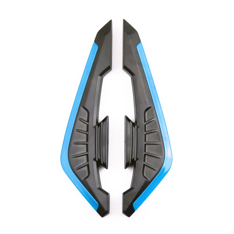 Auto deportivo de motocicleta modificado aerodinámica fija decoración cuchillo de aire spoiler auto eléctrico cuerpo lateral adhesivo universal personalizado