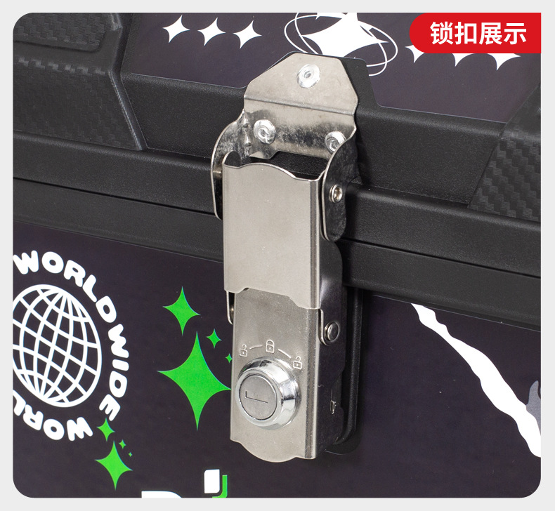 Cross-border motorcycle and electric vehicle rear trunk, special motorcycle trunk, large capacity, exclusively for cross-border use