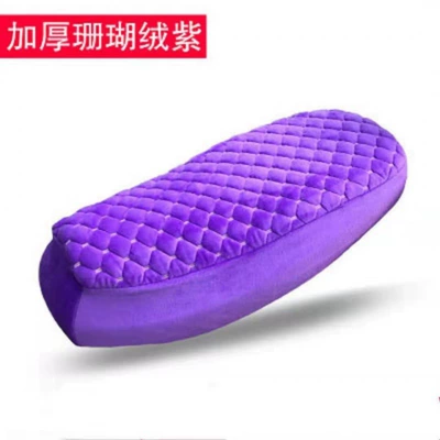 Car Flannel Winter Warm Seat | Motorcycle cushion - purple-large