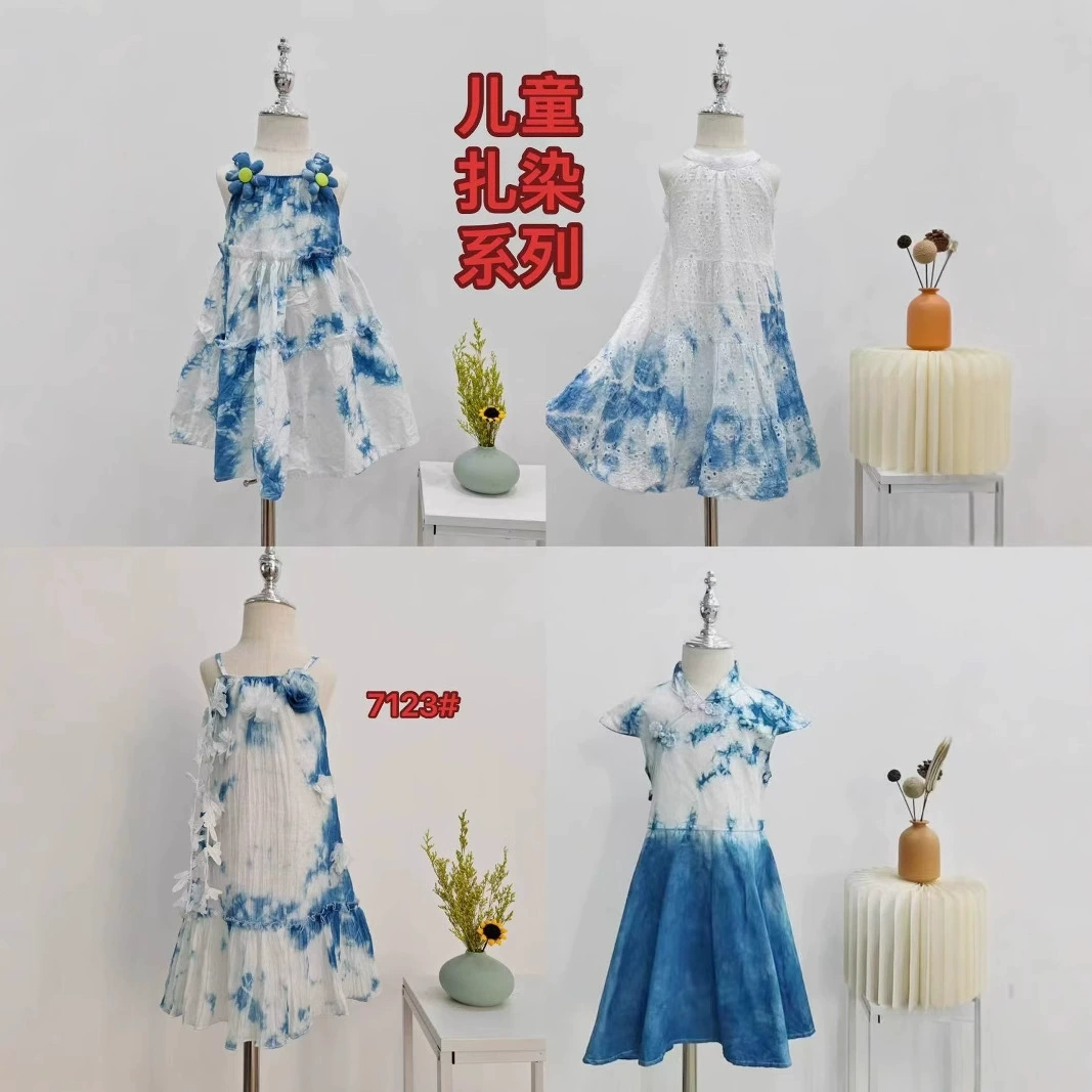 Летнее платье в китайском стиле для девочек в этническом стиле