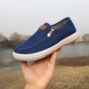 Old Beijing cloth shoes men's singles shoes floor booth shoes running rivers and lakes, soft bottoms, low -top beef tendon base cloth shoes breathable student shoes