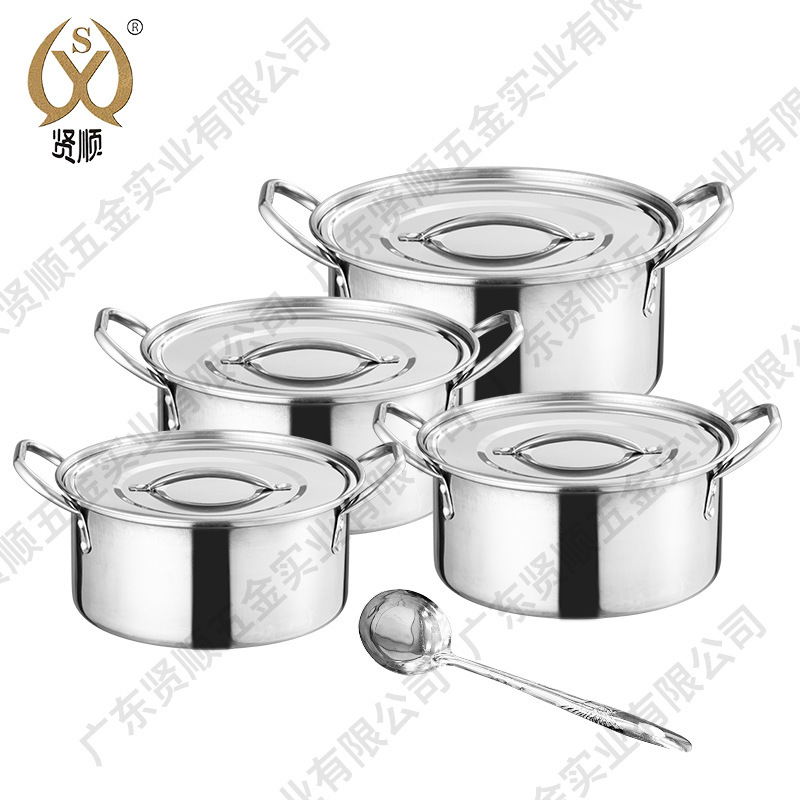 跨境产品 不锈钢套装组合大容量加高蒸锅汤桶锅烹饪电磁燃气 通用|undefined