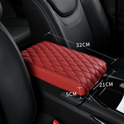 Armrest box pad | box pad central elbow booster - medium-thickness-volcanic-red