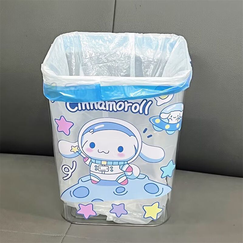 Princess Style Kitty Trash Can Ins Style High-Looking Kidsren's Cartoon Trash Can Rental Rental House Table Dormitory